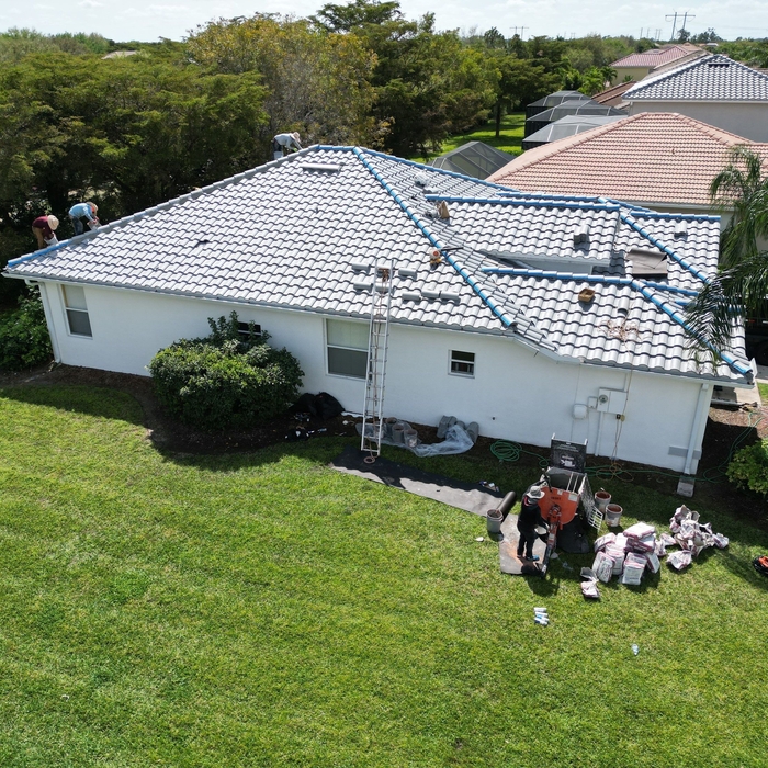 Tile Re-Roof nearly completed