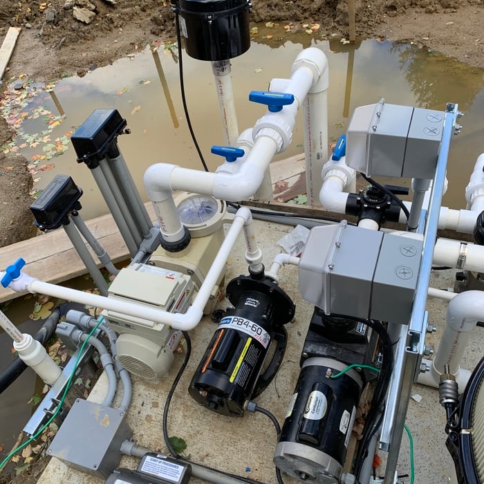 Pool equipment wiring