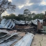 Home demo from a fire