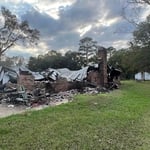 Home demo from a fire