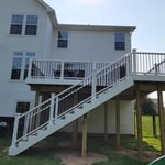 Stunning composite deck build