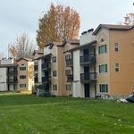 Large exterior project using three colors