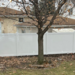 White Vinyl Privacy Fence