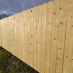 Wood Nail Up Style Fence