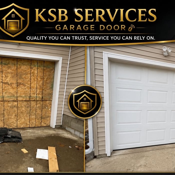 New garage door