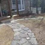 Walkway to house