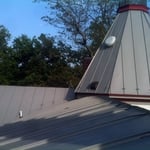 Standing Seam Roofing job in Mount Airy, MD.