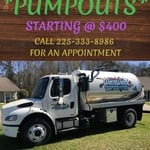 Pumpouts starting at $400
Call us at 225-333-8986