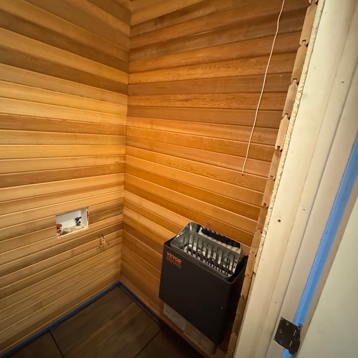 Indoor sauna
