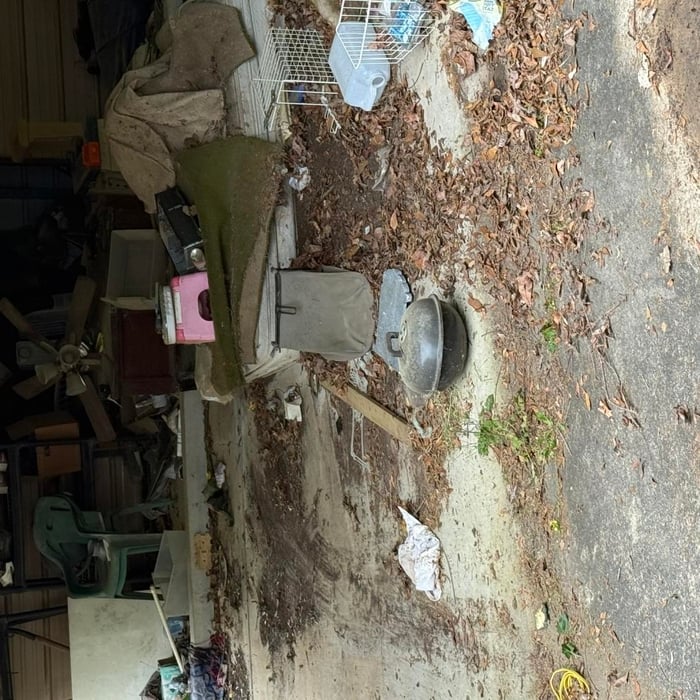 Carport cleanout