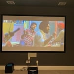 Projector Screen with Receiver