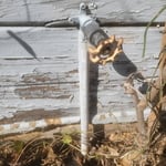 Broken pipe/leak