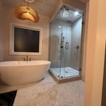 Custom shower renovation
