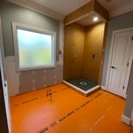 Custom shower renovation