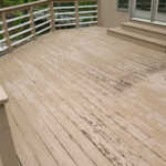 BEFORE deck staining service