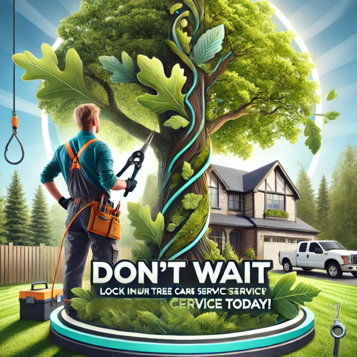 Lock in your tree service-today for 15% Off!