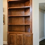 Red Oak Nitche Cabinet