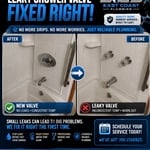Shower valve leaking