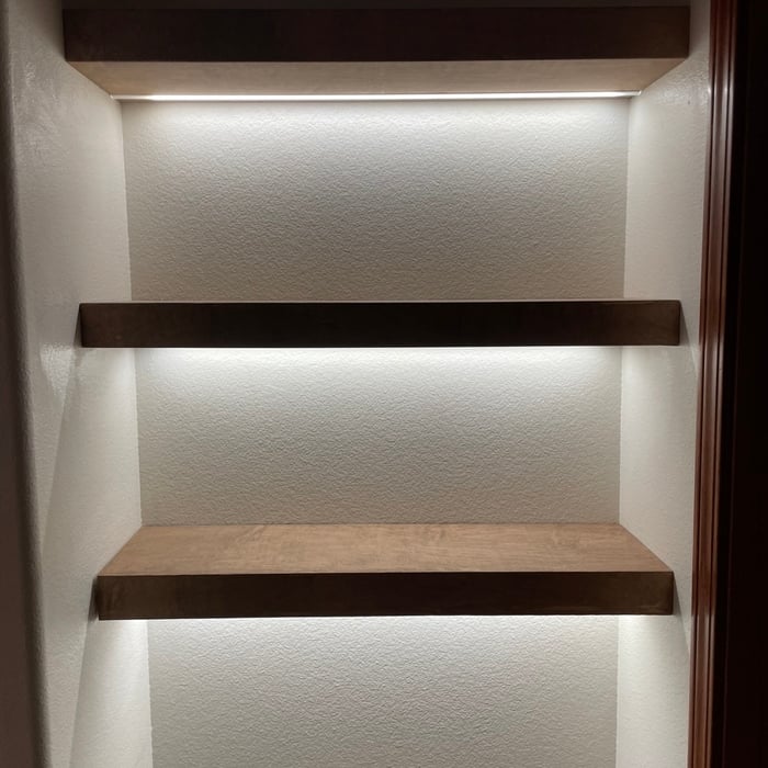 Floating shelves