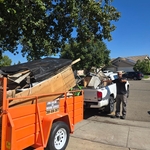 Full truck and trailer