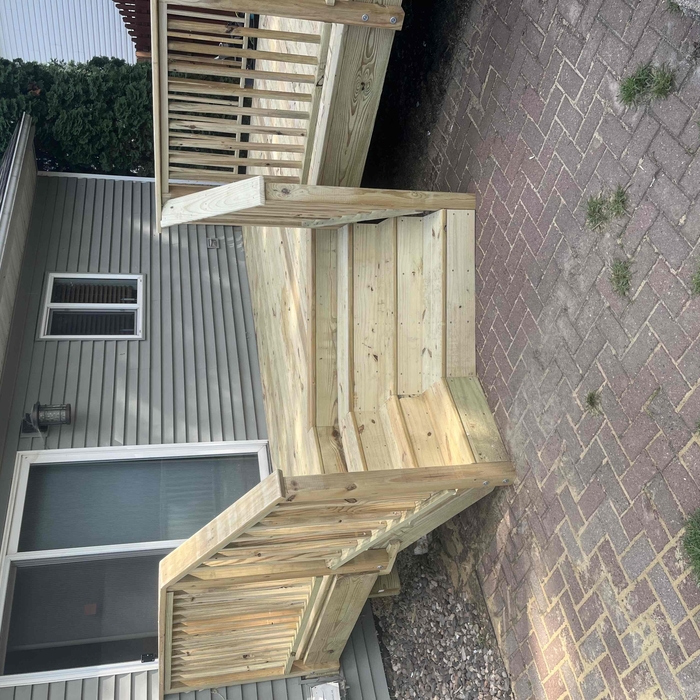 Wood deck