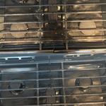 Stove before and after