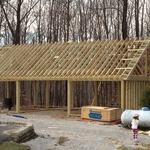 Custom pole barn
