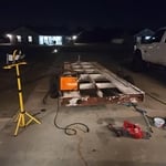 18ft. Car hauler repair.