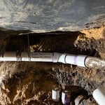 New drain install