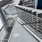 Handrails and deck