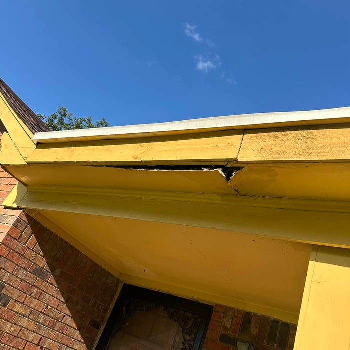 Soffit damage