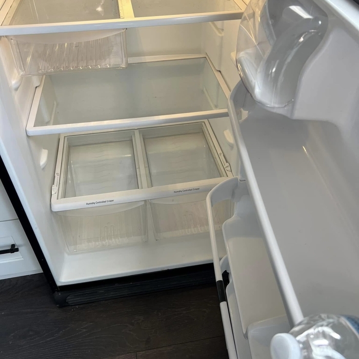 Refrigerator cleaning