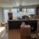Unpacking boxes