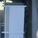 Vinyl fence