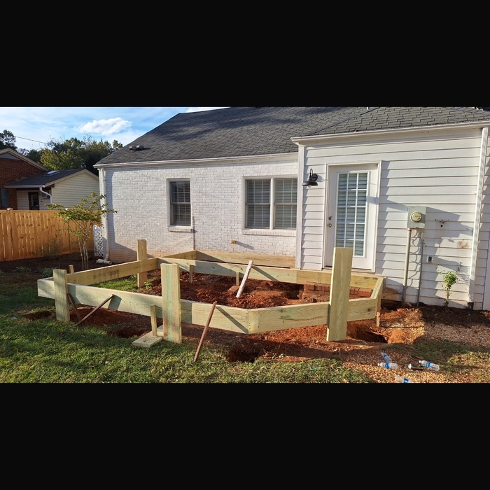Deck with pergola
