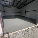 Rock Driveway/Shop Slab