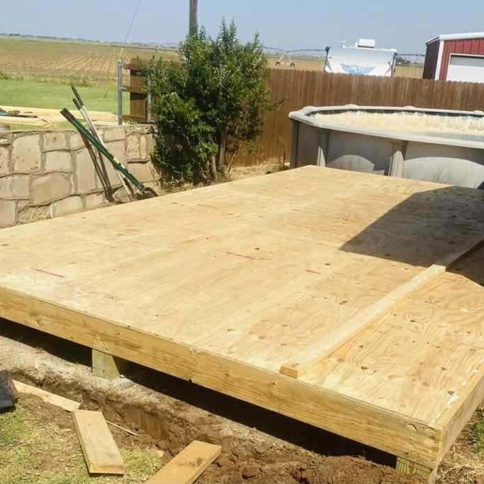 wood deck
