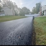 New asphalt Driveway