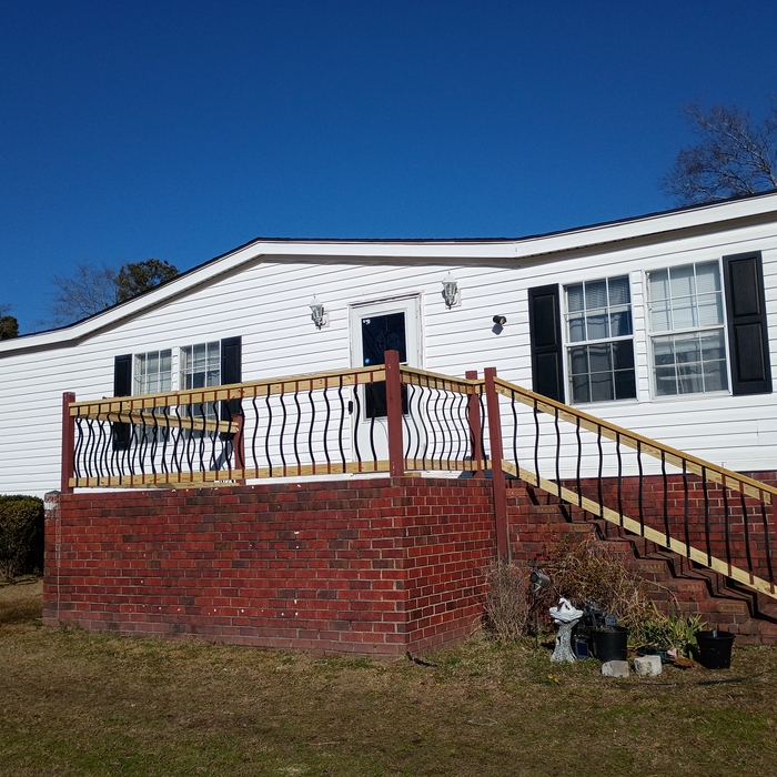 Rerailing a porch