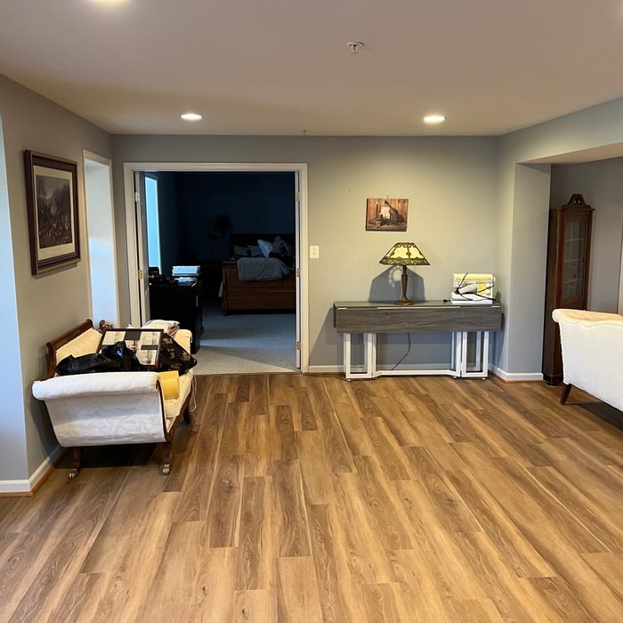 new flooring family room