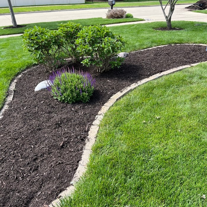 Mowing, mulch