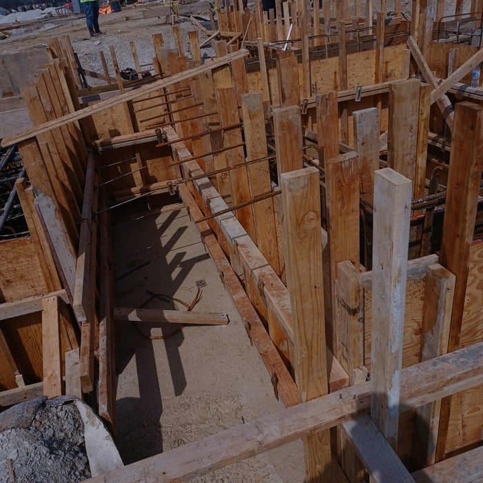 Slab on grade foundation