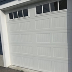 New installed garage door