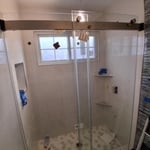 Walk in shower install
