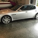 Custom Mica floor coating