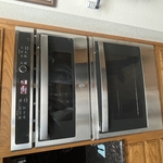 Microwave/oven install