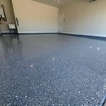 Epoxy garage floor