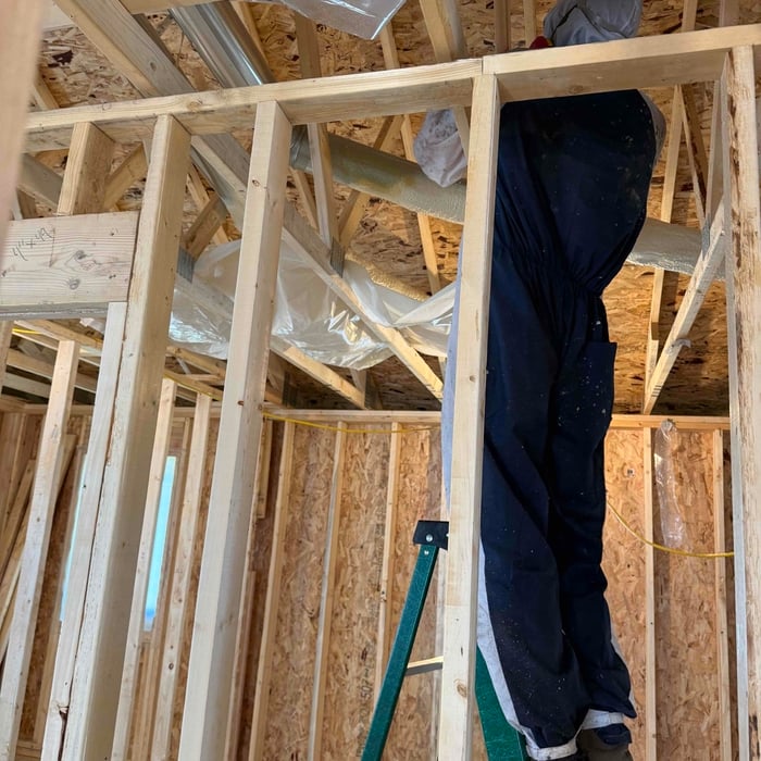 Duct work insulation
