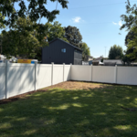 White Vinyl Fence