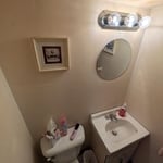 Powder room remodel